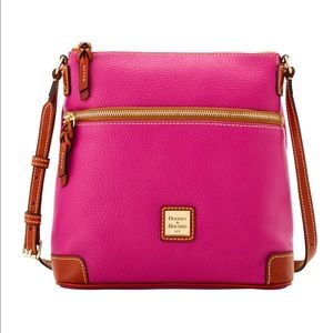 Dooney and Bourke Pebble Grain Crossbody Magenta